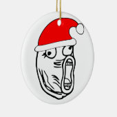 LOL Sankt - Weihnachtsinternet meme Keramikornament (Rechts)