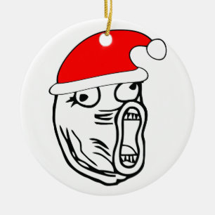LOL Sankt - Weihnachtsinternet meme Keramikornament