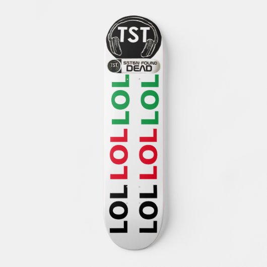 LOL SATAN DEAD / TST CONFIRM Skateboard (Vorderseite)