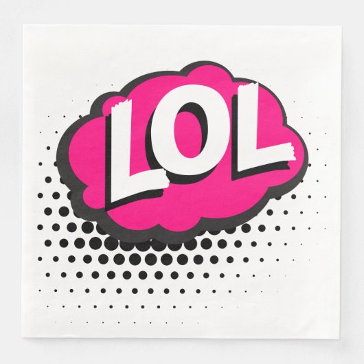 LOL SERVIETTE (Vorderseite)