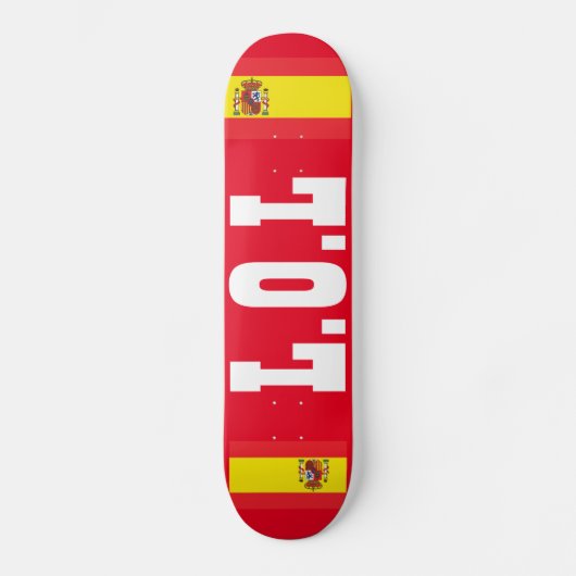 LOL SPANIEN Skateboard (Vorderseite)