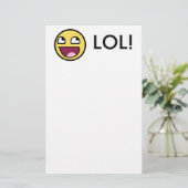 LOL stationär Briefpapier (Stehend Vorderseite)