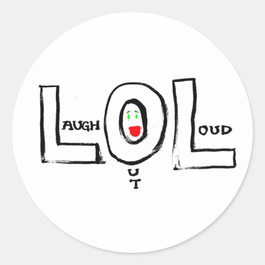 LOL Sticker (Vorderseite)
