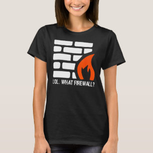 Lol. Was Firewall - Hacking Programmer Security H T-Shirt