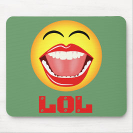 LOL Yellow Face Fun Mousepad Mousemat