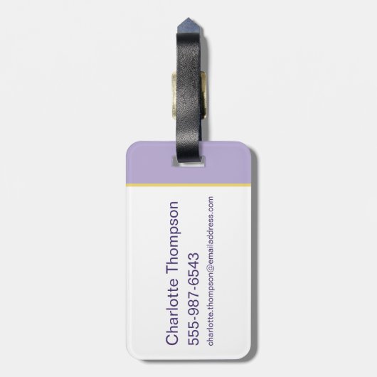 Lola 1996 Vibe Gepäckanhänger (Rückseite vertikal)