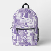 Lola '96 Grid Pattern Bedruckter Rucksack (Vorderseite)