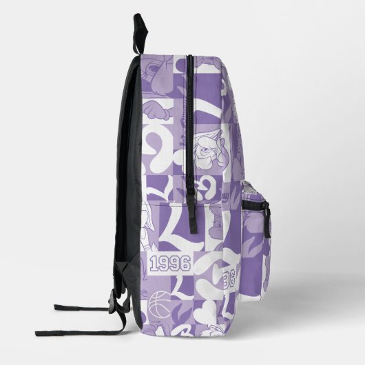 Lola '96 Grid Pattern Bedruckter Rucksack (Links)