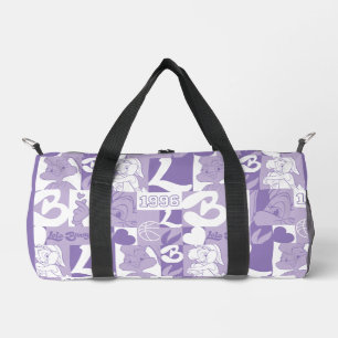 Lola '96 Grid Pattern Duffle Bag