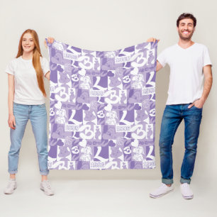 Lola '96 Grid Pattern Fleecedecke