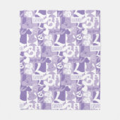 Lola '96 Grid Pattern Fleecedecke (Vorderseite)