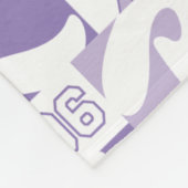 Lola '96 Grid Pattern Fleecedecke (Ecke)