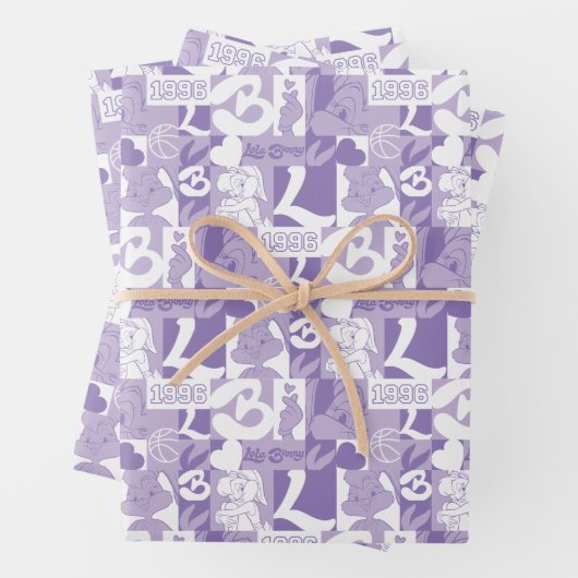 Lola '96 Grid Pattern Geschenkpapier Set (Beispiel)