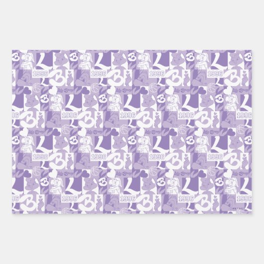 Lola '96 Grid Pattern Geschenkpapier Set (Vorderseite)