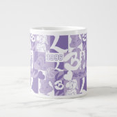 Lola '96 Grid Pattern Jumbo-Tasse (Vorderseite)