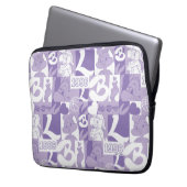 Lola '96 Grid Pattern Laptopschutzhülle (Vorderseite Links)