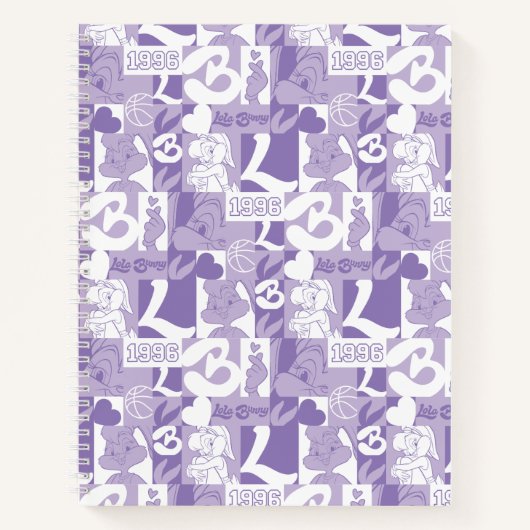 Lola '96 Grid Pattern Notizblock (Vorderseite)