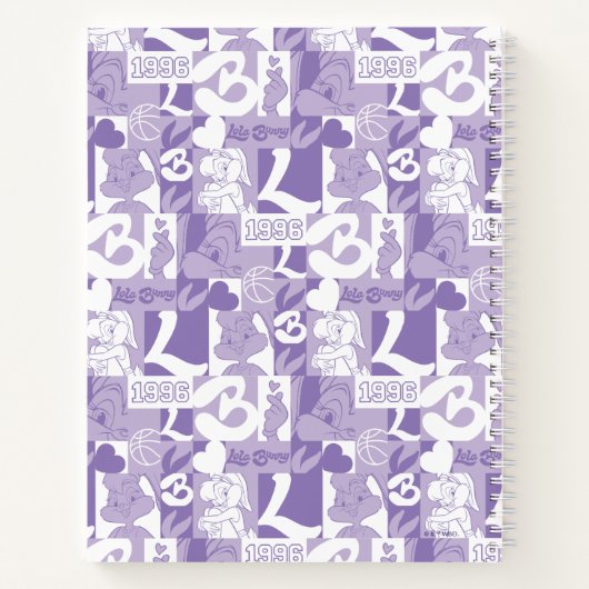 Lola '96 Grid Pattern Notizblock (Rückseite)