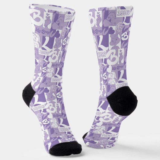 Lola '96 Grid Pattern Socken (Gewinkelt)