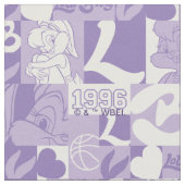 Lola '96 Grid Pattern Stoff (Nahaufnahme)