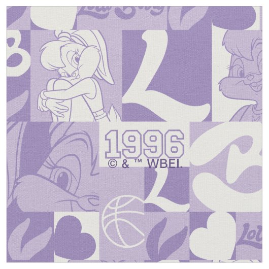Lola '96 Grid Pattern Stoff (Nahaufnahme)