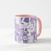 Lola '96 Grid Pattern Tasse (VorderseiteRechts)