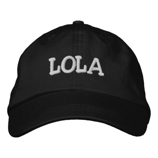 Lola Baseball Hat Bestickte Baseballkappe (Vorderseite)