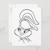 Lola-Bunny-Ausdruck Postkarte (Vorne/Hinten)