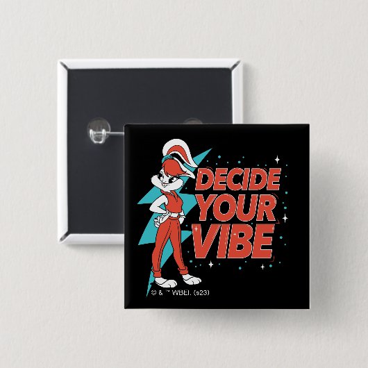 Lola Bunny entscheidet über Ihre Vibe Button (Vorne & Hinten)
