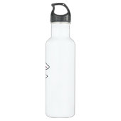 Lola Bunny Girls Never Lose Edelstahlflasche (Rückseite)