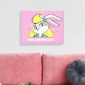 Lola Bunny Girls Never Lose Leinwanddruck (Insitu (Wohnzimmer))