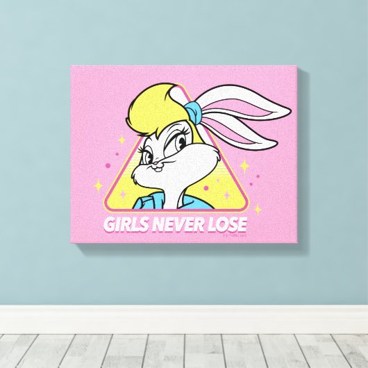Lola Bunny Girls Never Lose Leinwanddruck (Insitu (Holzboden))