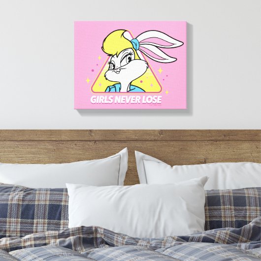 Lola Bunny Girls Never Lose Leinwanddruck (Insitu (Schlafzimmer))