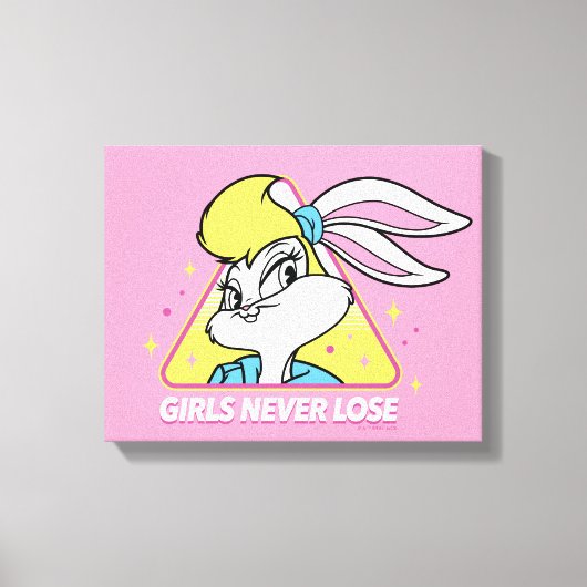 Lola Bunny Girls Never Lose Leinwanddruck (Vorderseite)