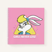 Lola Bunny Girls Never Lose Notizblock (Vorderseite)