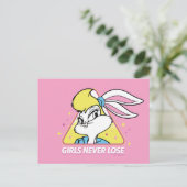 Lola Bunny Girls Never Lose Postkarte (Stehend Vorderseite)