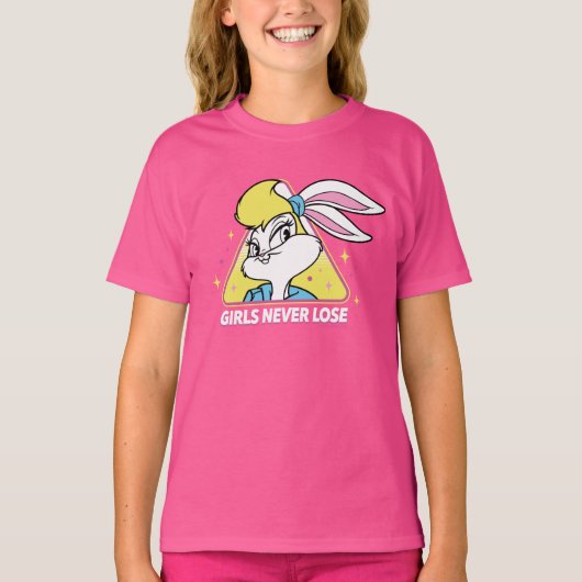 Lola Bunny Girls Never Lose T-Shirt (Vorderseite)