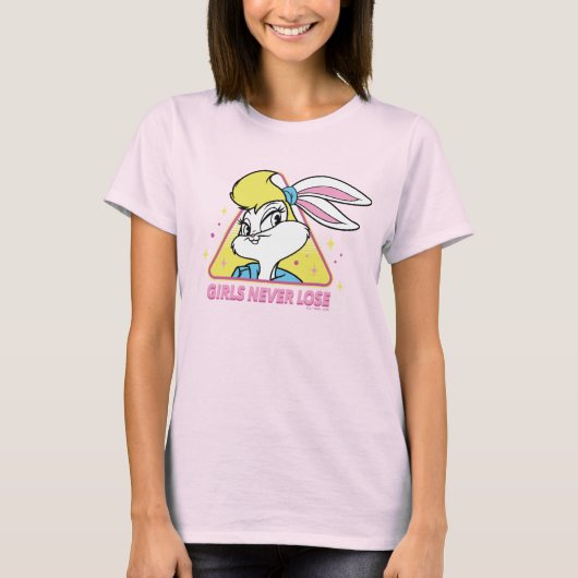 Lola Bunny Girls Never Lose T-Shirt (Vorderseite)
