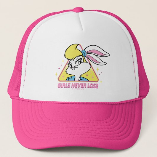 Lola Bunny Girls Never Lose Truckerkappe (Vorderseite)