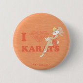 Lola Bunny I Heart Karats Button (Vorderseite)