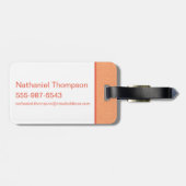 Lola Bunny I Heart Karats Gepäckanhänger (Rückseite horizontal)