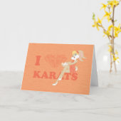 Lola Bunny I Heart Karats Karte (Gelbe Blume)