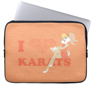 Lola Bunny I Heart Karats Laptopschutzhülle