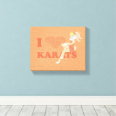 Lola Bunny I Heart Karats Leinwanddruck (Insitu (Holzboden))