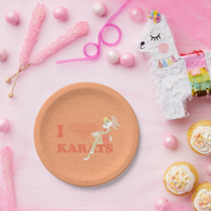 Lola Bunny I Heart Karats Pappteller