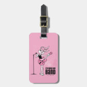 Lola Bunny, ich bin mit der Band Gepäckanhänger (Vorderseite vertikal)
