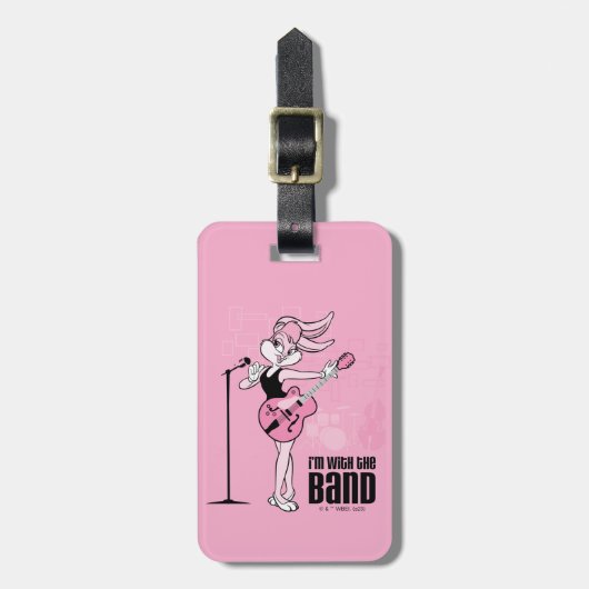 Lola Bunny, ich bin mit der Band Gepäckanhänger (Vorderseite vertikal)