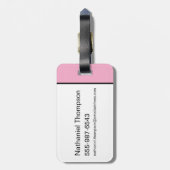 Lola Bunny, ich bin mit der Band Gepäckanhänger (Rückseite vertikal)