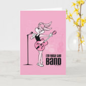 Lola Bunny, ich bin mit der Band Karte (Gelbe Blume)