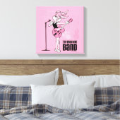 Lola Bunny, ich bin mit der Band Leinwanddruck (Insitu (Schlafzimmer))